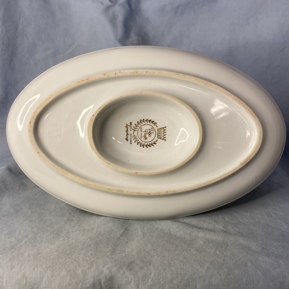 Vita Craft Symphony ~ Gravy Boat w/ attached Plate - Picture 7 of 10
